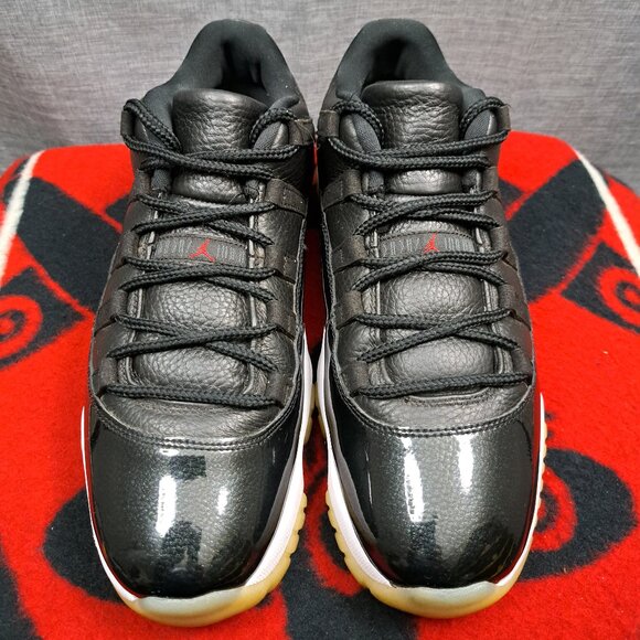 %Size 10 Nike Air Jordan 11 Retro Low Black av2187-001 Men / AJ4 main image 10
